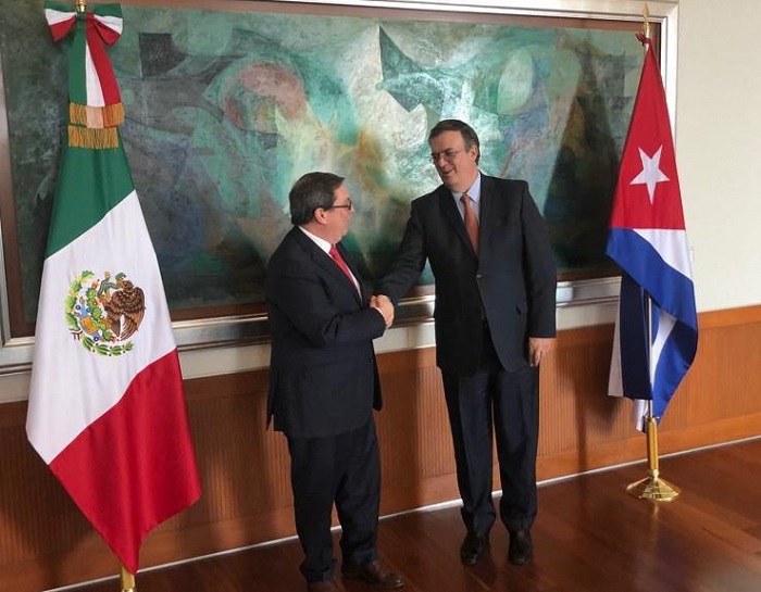 Canciller cubano realiza visita a México