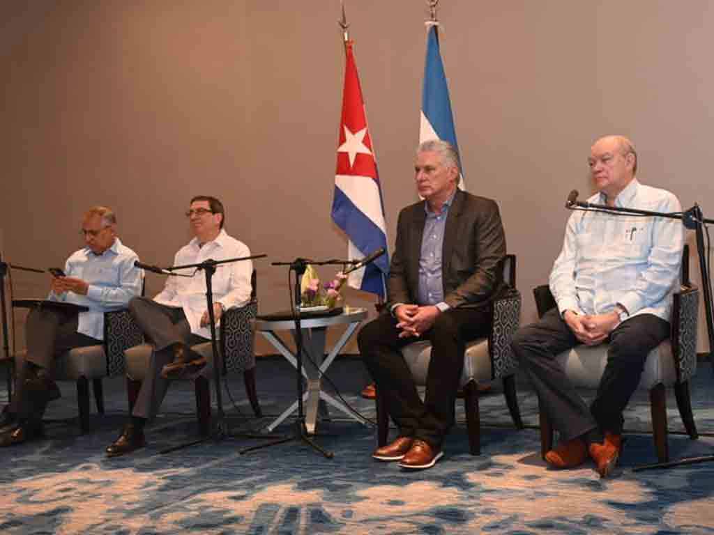 Presidente cubano con apretada agenda en Argentina