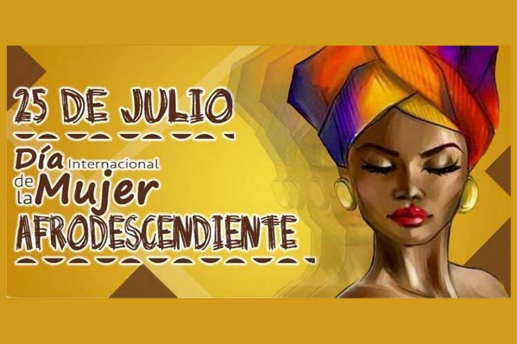banner alegórico al día Internacional de la Mujer Afrodescendiente en Cuba banner alegórico al día Internacional de la Mujer Afrodescendiente en Cuba