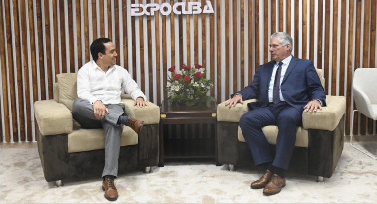 Sostuvo Díaz-Canel encuentros con funcionarios y empresarios extranjeros