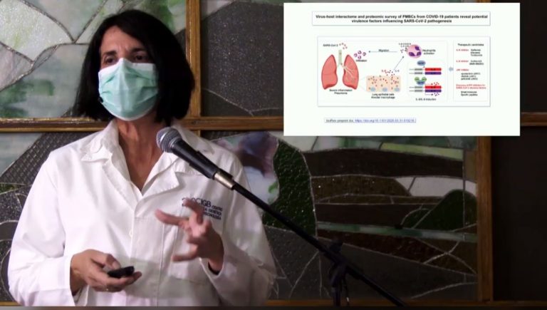 Dra. Maria del Carmen Dominguez Horta, jefa del proyecto CIGB 258