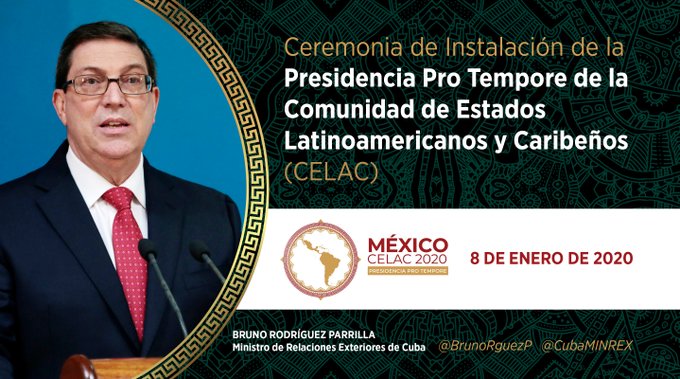 Canciller de Cuba participará en ceremonia de la CELAC