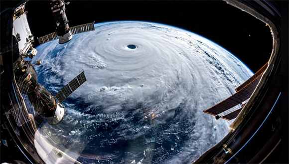 La Tierra desde la EEI. Foto: NASA. La Tierra desde la EEI. Foto: NASA.