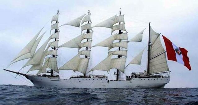 Visitará Cuba Buque Escuela de la marina de guerra peruana