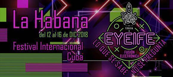 Festival de Música Electrónica Eyeife Black Tears