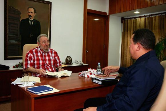 Fidel Castro Ruz y Hugo Rafael Chávez Frías