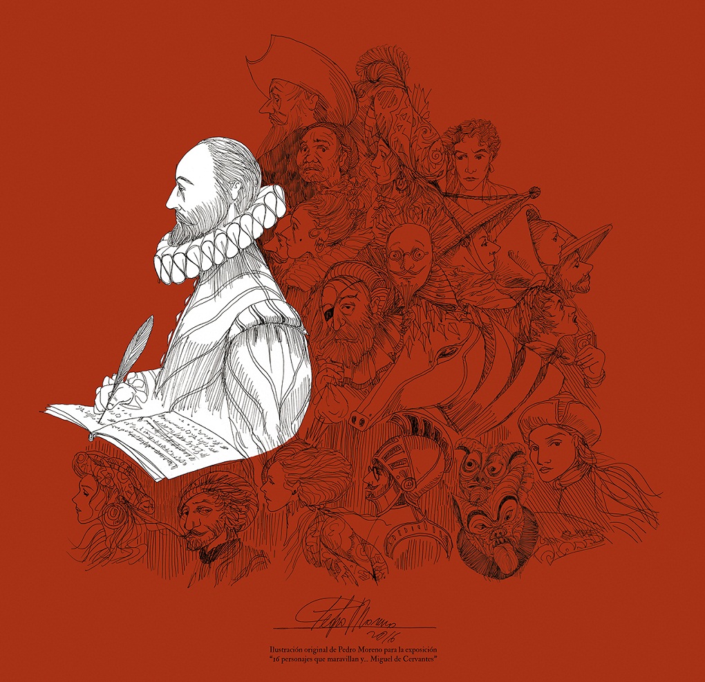 Miguel de Cervantes.