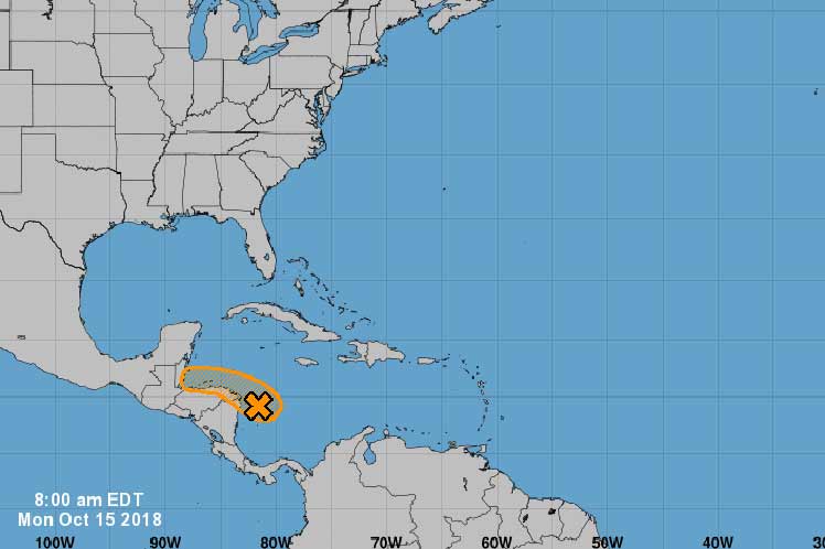 Advierten sobre posible depresión tropical sobre el mar Caribe