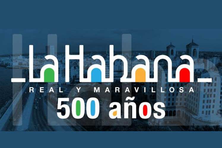 Banner alegórico al 500 aniversario de la fundación de La Habana