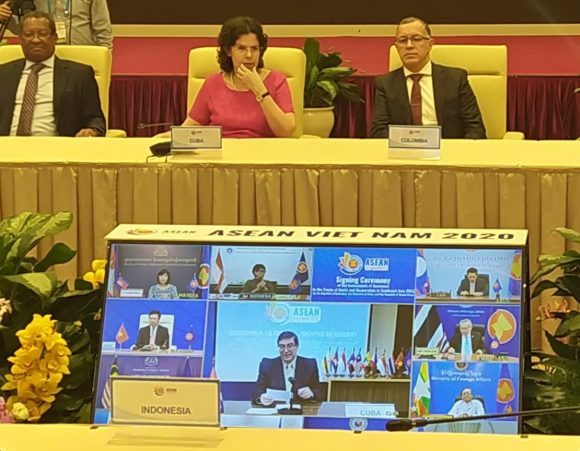 Cuba se adhiere al Tratado de Amistad y Cooperación en el Sudeste Asiático