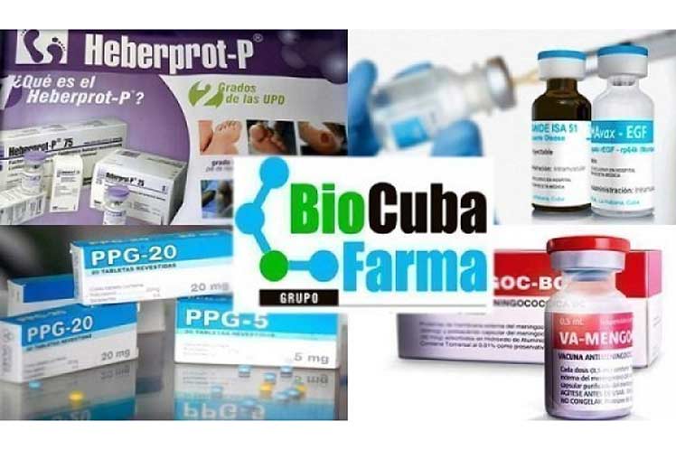 Productos farmaceúticos cubanos