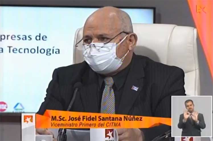 viceministro del Ciencia, Tecnología y Medio Ambiente José Fidel Santana
