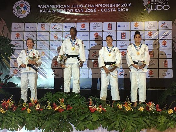 Maylín del Toro se confirma como una de las figuras más sólidas del equipo femenino de Cuba. Foto: Federación Costarricense de Judo.