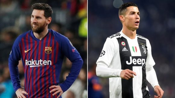 Leo Messi y Cristiano Ronaldo