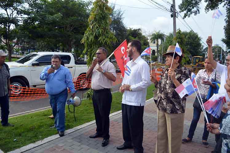 Apoyo a Cuba en Panamá durante celebraciones por gesta histórica