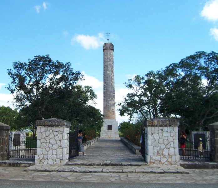 Monumento en Mangos de Baraguá