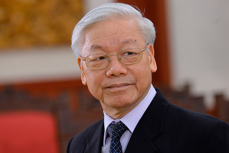 secretario general del Partido Comunista de Vietnam (PCV), Nguyen Phu Trong