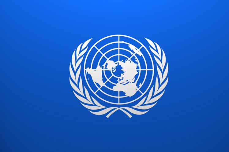 Banner alegórico a la ONU