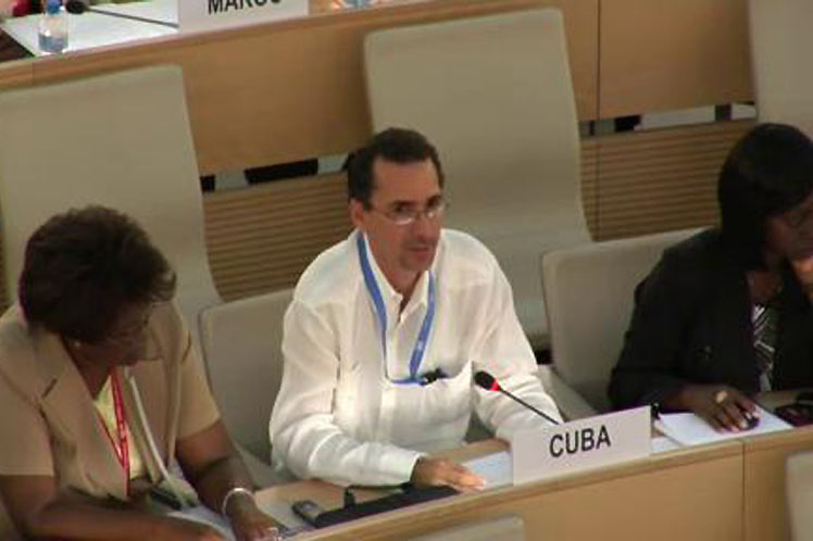 Pablo Berti, representante de Cuba ante el Consejo de Derechos Humanos