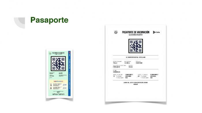 Pasaporte digital COVID-19 cubano