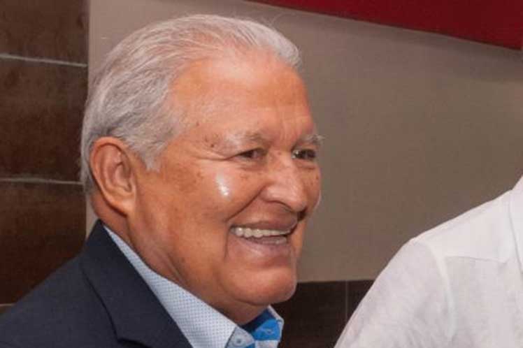 El presidente de El Salvador, Salvador Sánchez Cerén