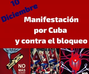 Manifestación “Por Cuba y contra el bloqueo” es convocada en Bruselas