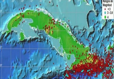 Cuba tuvo tres mil temblores de tierra imperceptibles en 2019 