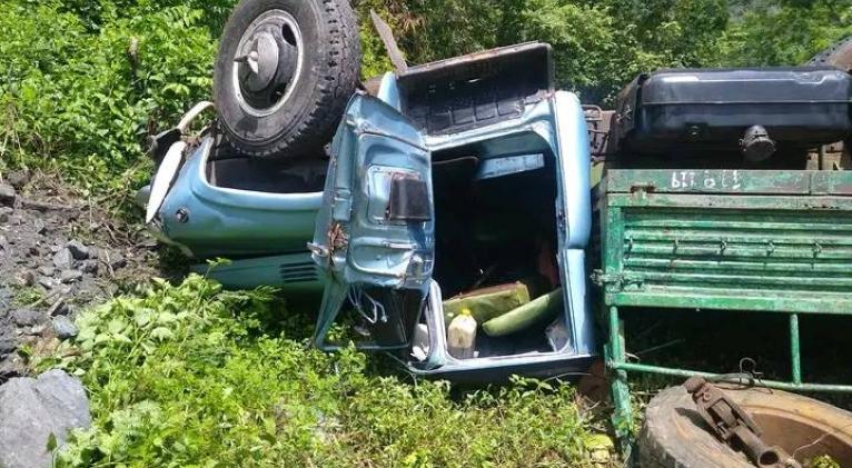 Accidente en la Sierra Maestra