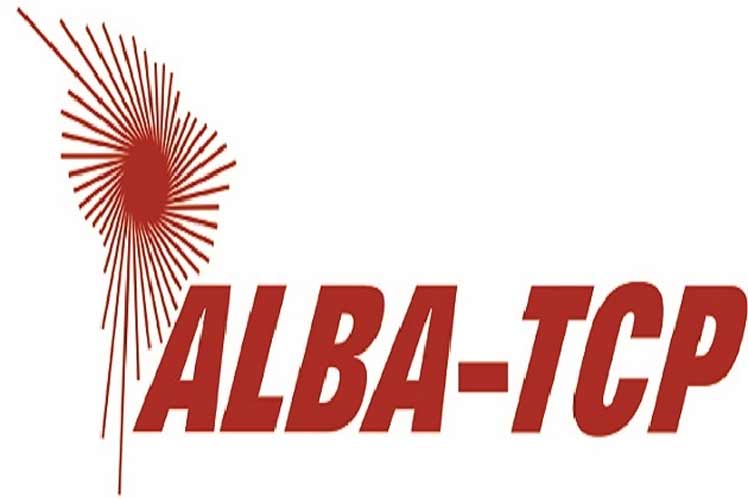 Banner alegórico al ALBA-TCP