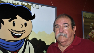 Elpidio Valdés y su creador Juan Padrón