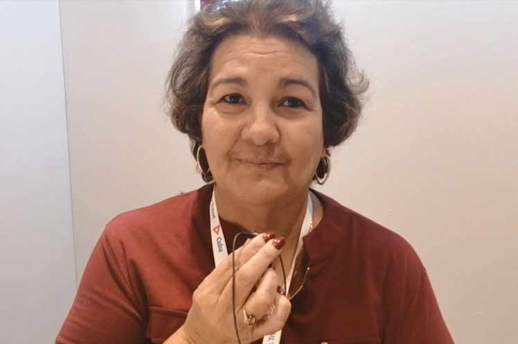 Bárbara Cruz, funcionaria del Ministerio de turismo Bárbara Cruz, funcionaria del Ministerio de turismo