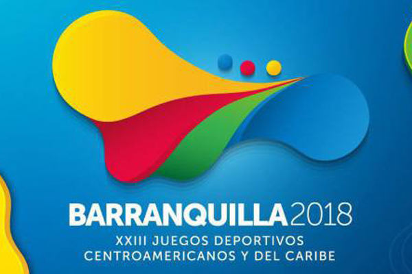 Banner alegórico a los Juegos de Barranquilla