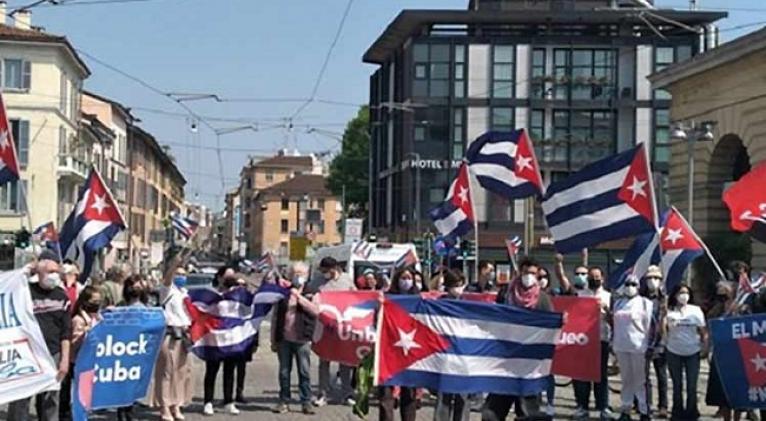 Caravanas contra el bloqueo