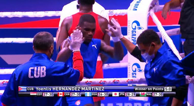 Cubano Yoenlis Hernández finalista en Mundial de boxeo Cubano Yoenlis Hernández finalista en Mundial de boxeo