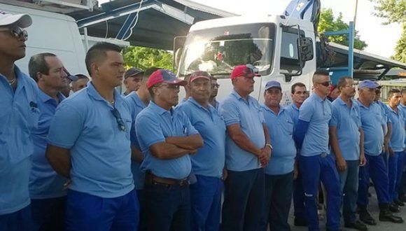 Brigada de la dirección territorial de Etecsa de Las Tunas apoyará recuperación de Ciego de Ávila. Foto: István Ojeda Bello / Periódico 26