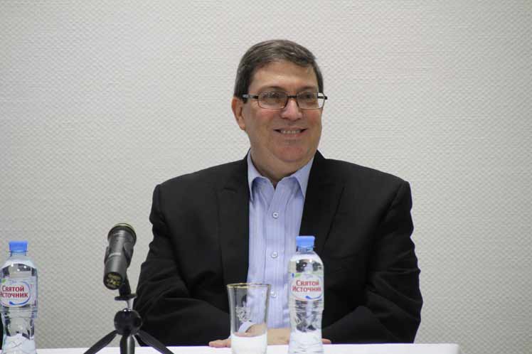 ministro cubano de Relaciones Exteriores, Bruno Rodríguez Parrilla