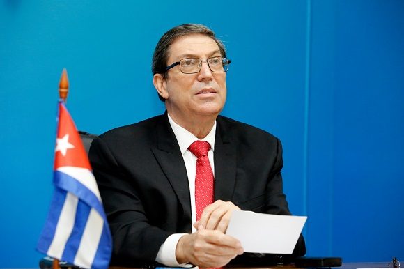 El canciller cubano, Bruno Rodríguez Parrilla. Foto: @CubaMINREX.