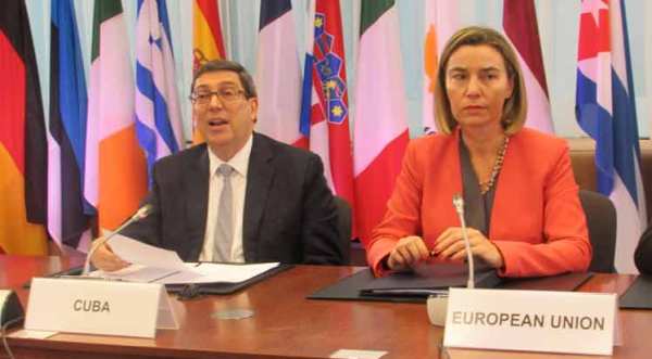 Firman acuerdo político entre Cuba y UE