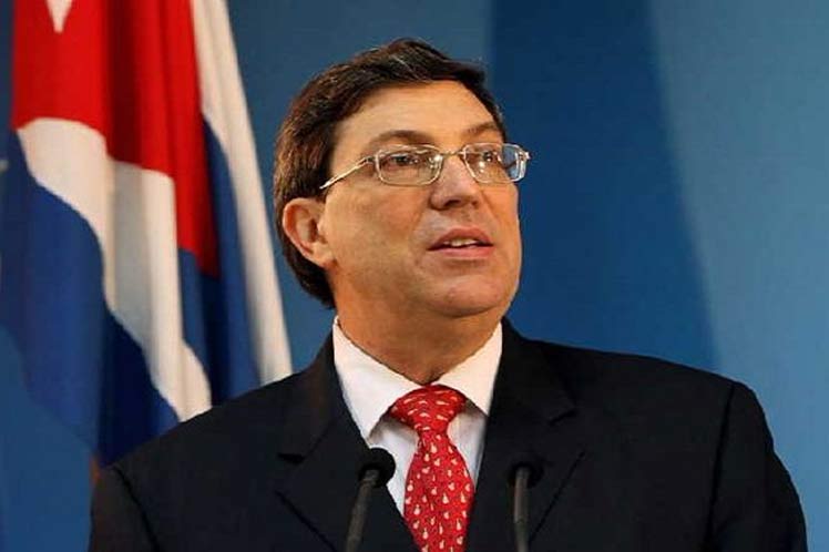 Canciller cubano, Bruno Rodríguez.