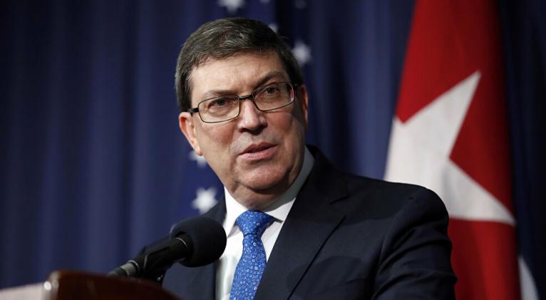 Canciller cubano Bruno Rodríguez Parrilla