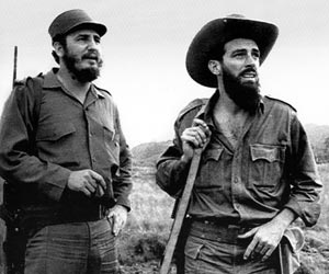 Camilo Cienfuegos y  Fidel Castro