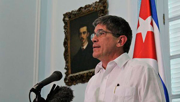 Carlos Fernández de Cossío, director general para Estados Unidos de la Cancillería. Foto: Jorge Legañoa Alonso/ ACN.