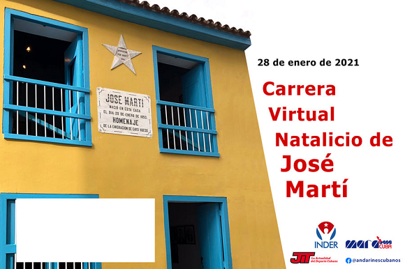 Convoca el Inder a carrera “Natalicio de José Martí”