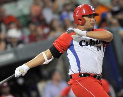 Frederich Cepeda, el Jugador Más Valioso (MVP) de la Serie del Caribe de San Juan-2015, en la que Cuba recuperó el título, luego de una espera de 55 años.