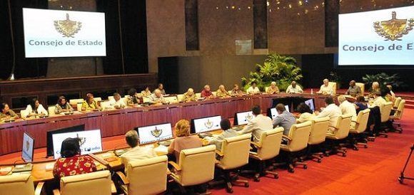 Reunión del Consejo de Estado de Cuba. Foto: Geovani Fernández/ Estudios Revolución.