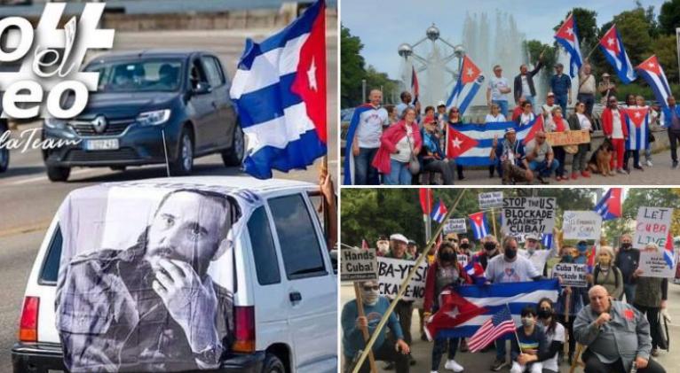 Caravana contra el bloqueo a Cuba