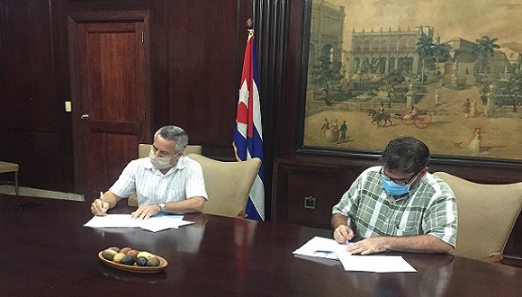 Firman convenio Instituto Cubano del Libro y Biblioteca Nacional José Martí