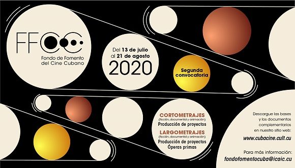 ICAIC lanza segunda convocatoria del Fondo de Fomento del Cine Cubano 2020