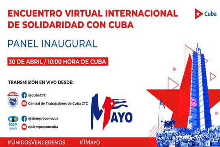 Encuentro Mundial virtual de Solidaridad con Cuba