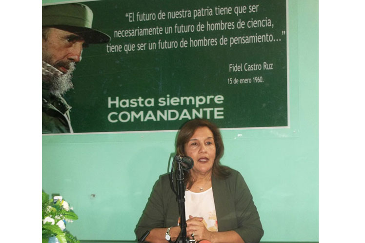 Ministra de Ciencias, Tecnología y Medio Ambiente (Citma), Elba R. Pérez Ministra de Ciencias, Tecnología y Medio Ambiente (Citma), Elba R. Pérez